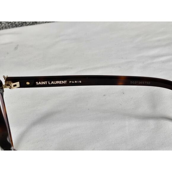 SAINT LAURENT PARIS SL M111 HAVANA TORTOISESHELL DESIGNER EYEGLASSES 52-18-145 - Picture 5 of 10